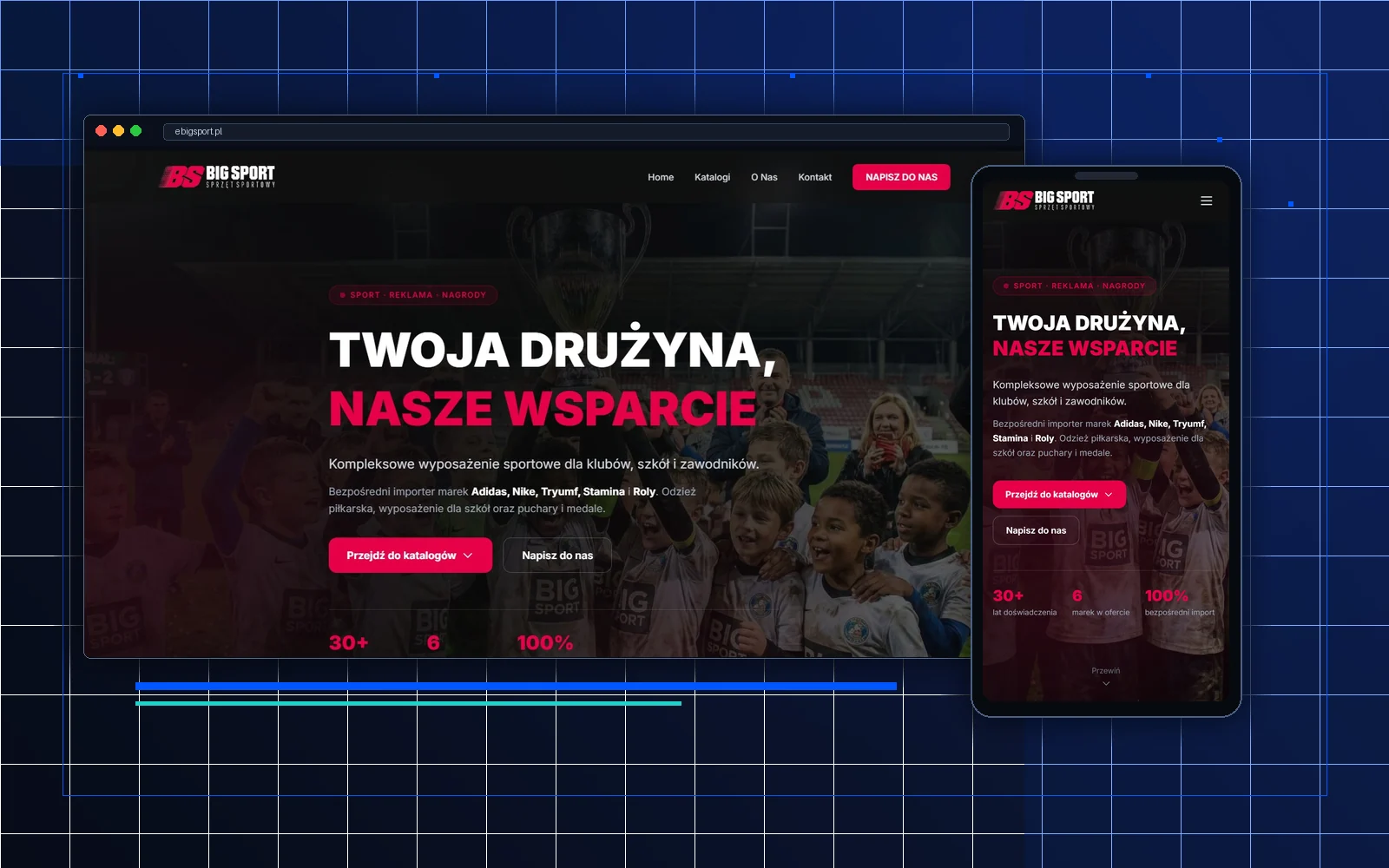 Realizacja MKM Labs: eBigSport