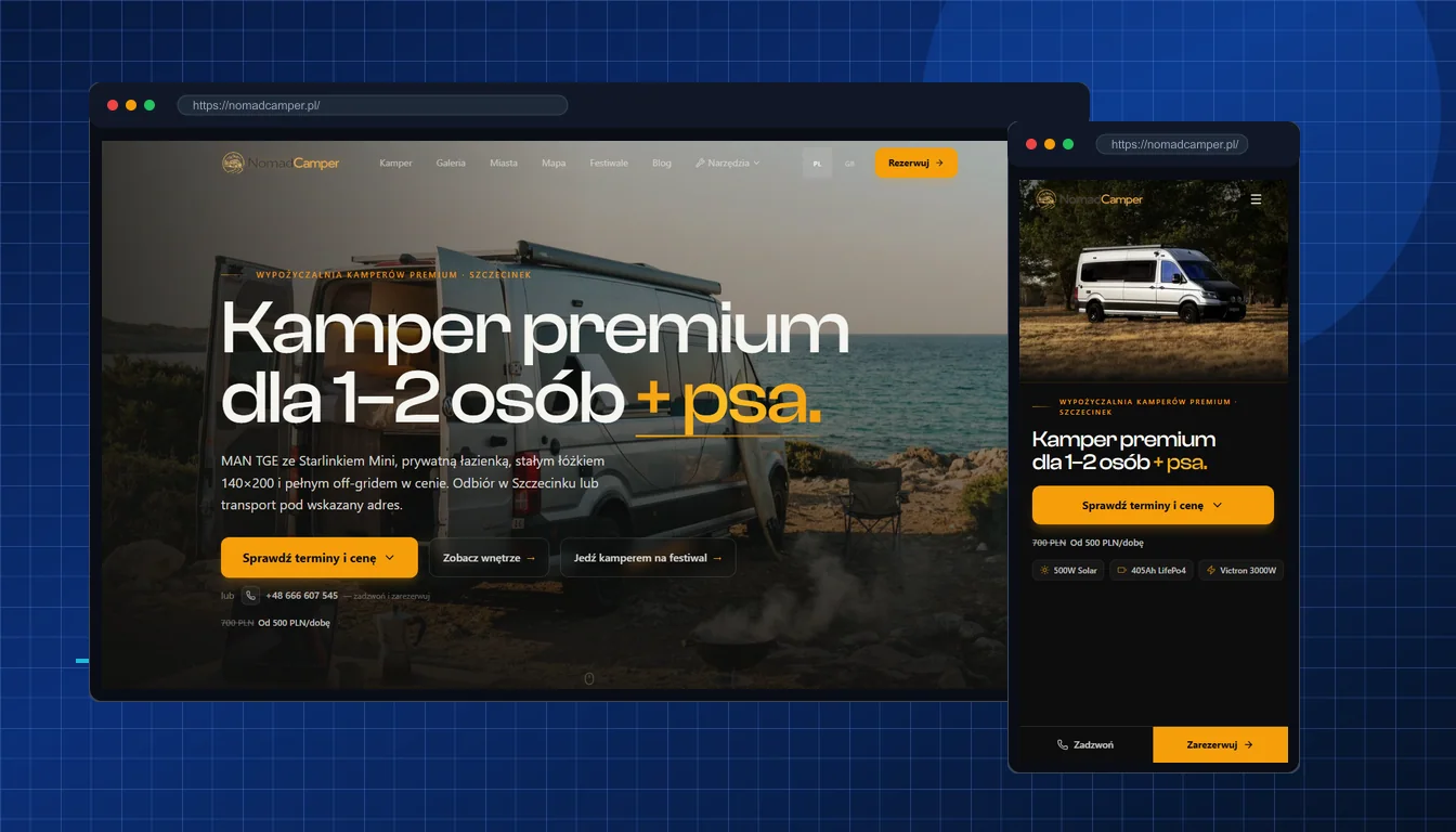 Realizacja MKM Labs: Nomad Camper