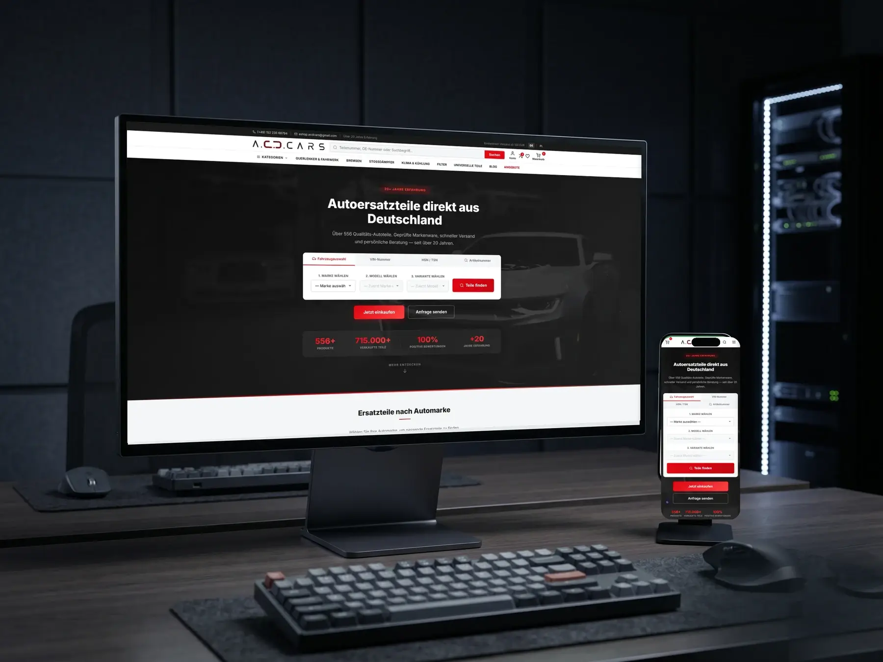 ACD Cars - automotive e-commerce