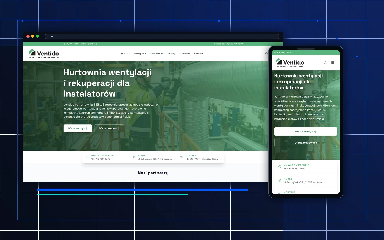 Realizacja MKM Labs: Ventido.pl - headless WordPress na React